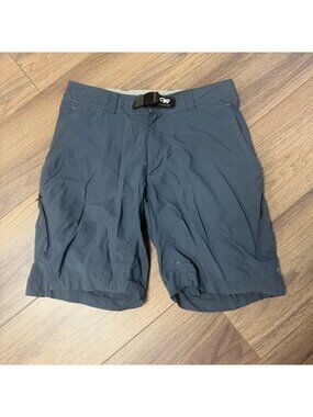Outdoor Research Shorts Mens 32 Blue Nylon Stretch Hiking OR